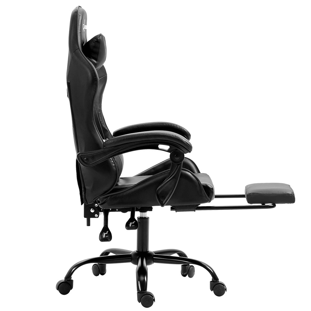 Artiss Ergonomic Gaming Chair - Grey-Furniture > Office > Office & Desk Chairs-Nomica Living
