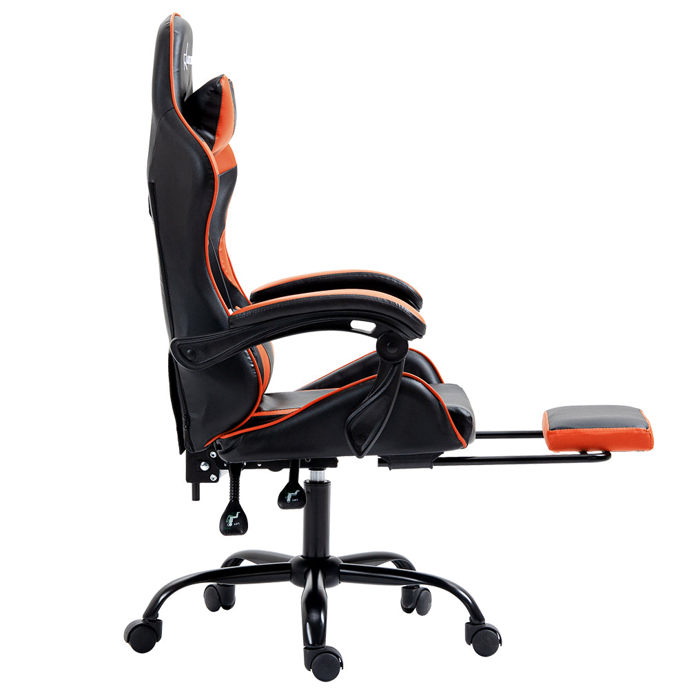 Artiss Ergonomic Gaming Chair - Orange-Furniture > Office > Office & Desk Chairs-Nomica Living