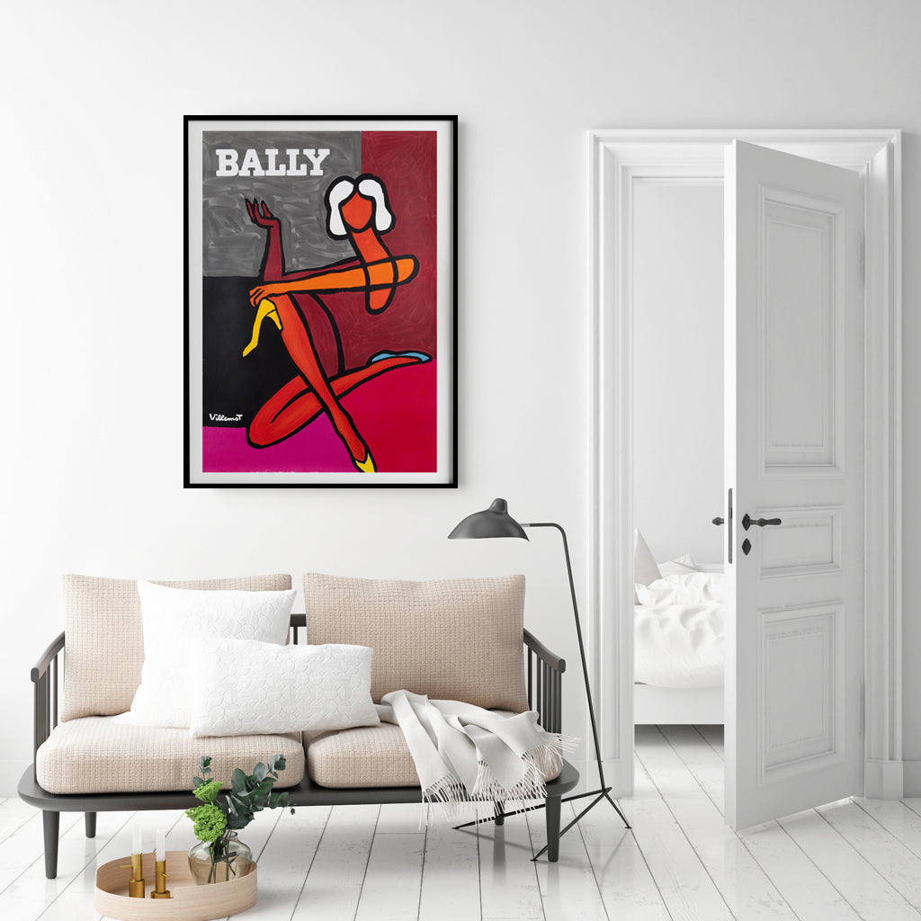 Fashion Woman Wall Art – 80cm x 120cm Black Frame Canvas