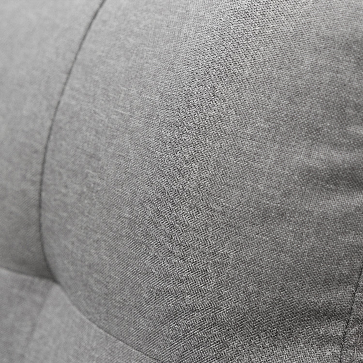 L-Shaped Corner Linen Sofa Lounge Couch – Grey-Furniture > Sofas > Sofas & Sofa Beds-Nomica Living