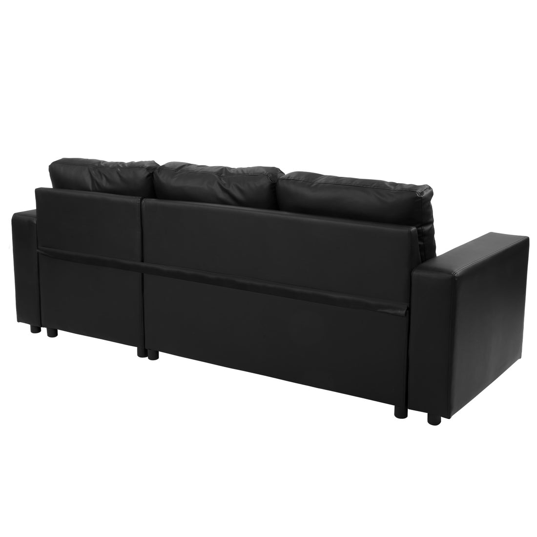 Corner Sofa L-Shaped Linen Modular Lounge with Storage - Grey-Furniture > Sofas > Sofas & Sofa Beds-Nomica Living