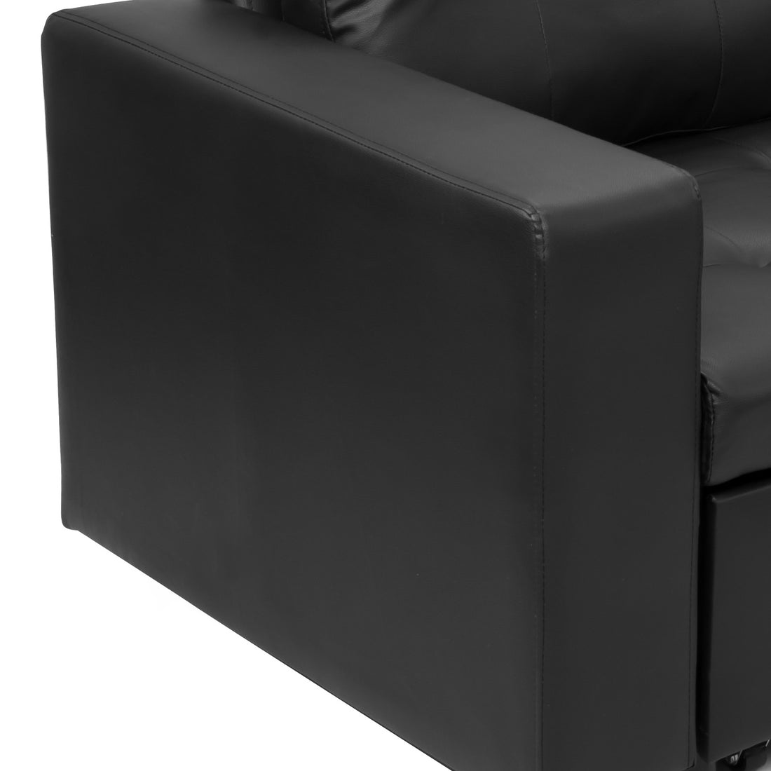 Corner Sofa L-Shaped Linen Modular Lounge with Storage - Grey-Furniture > Sofas > Sofas & Sofa Beds-Nomica Living