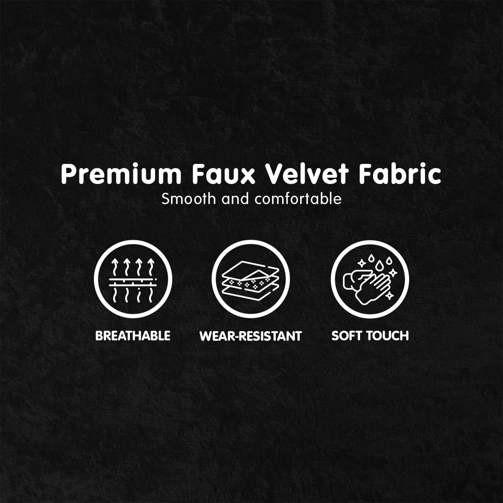 Adjustable Faux Velvet Single Chair Sofa Bed - Black-Furniture > Sofas > Sofas & Sofa Beds-Nomica Living