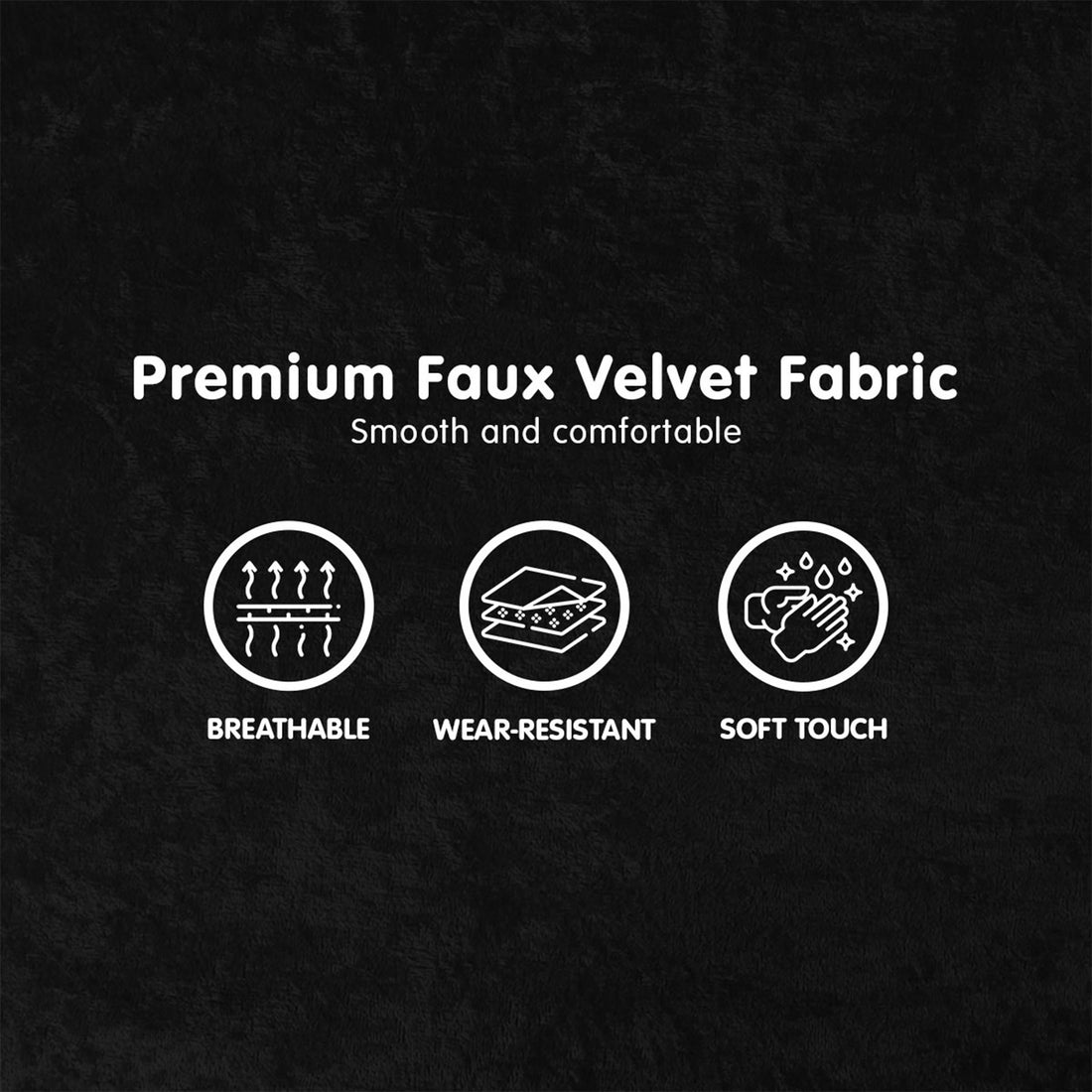 Adjustable Faux Velvet Single Chair Sofa Bed - Black-Furniture > Sofas > Sofas & Sofa Beds-Nomica Living
