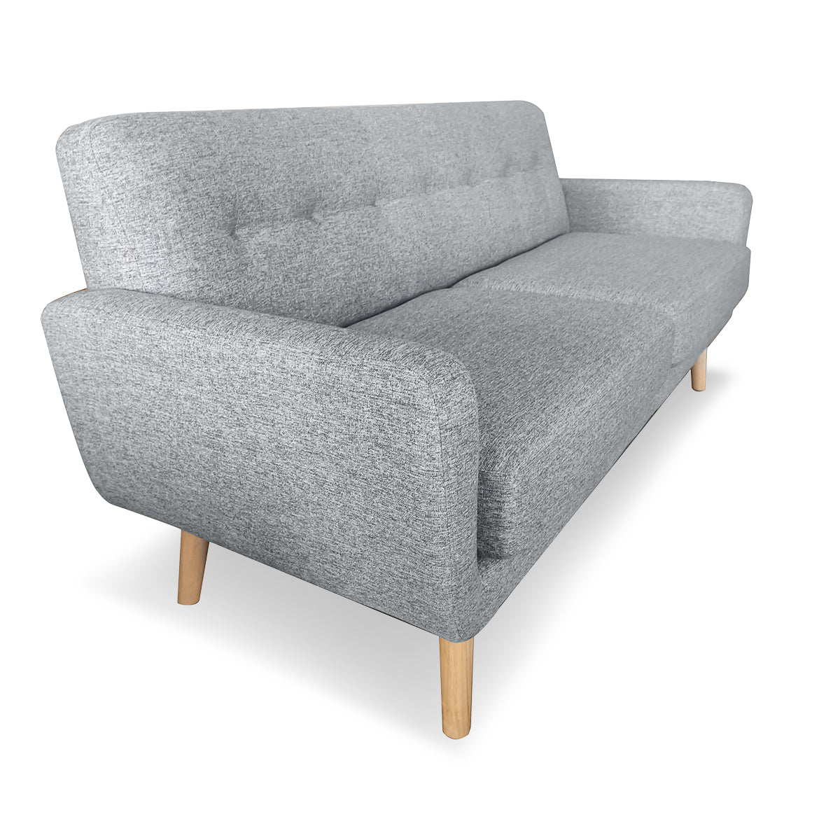 6-Seater Linen Sofa Set - Light Grey-Furniture > Sofas > Sofas & Sofa Beds-Nomica Living