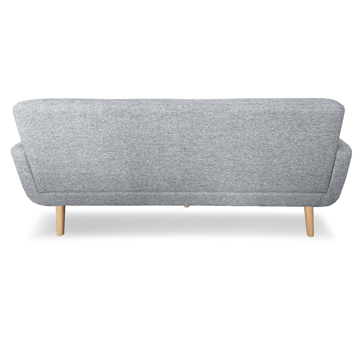 6-Seater Linen Sofa Set - Light Grey-Furniture > Sofas > Sofas & Sofa Beds-Nomica Living