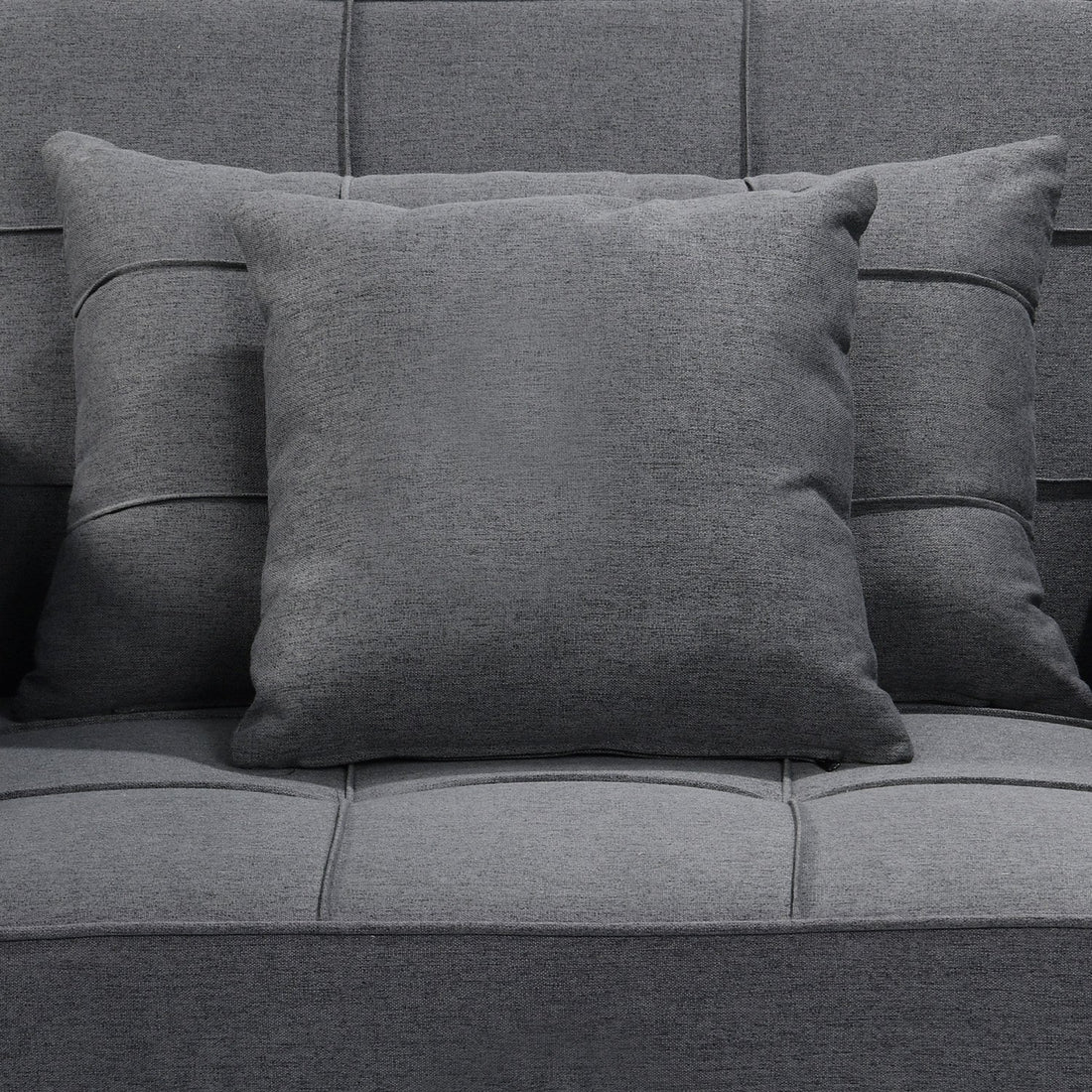 Suri 3-in-1 Convertible Lounge Chair Bed - Dark Grey-Furniture > Sofas > Sofas & Sofa Beds-Nomica Living