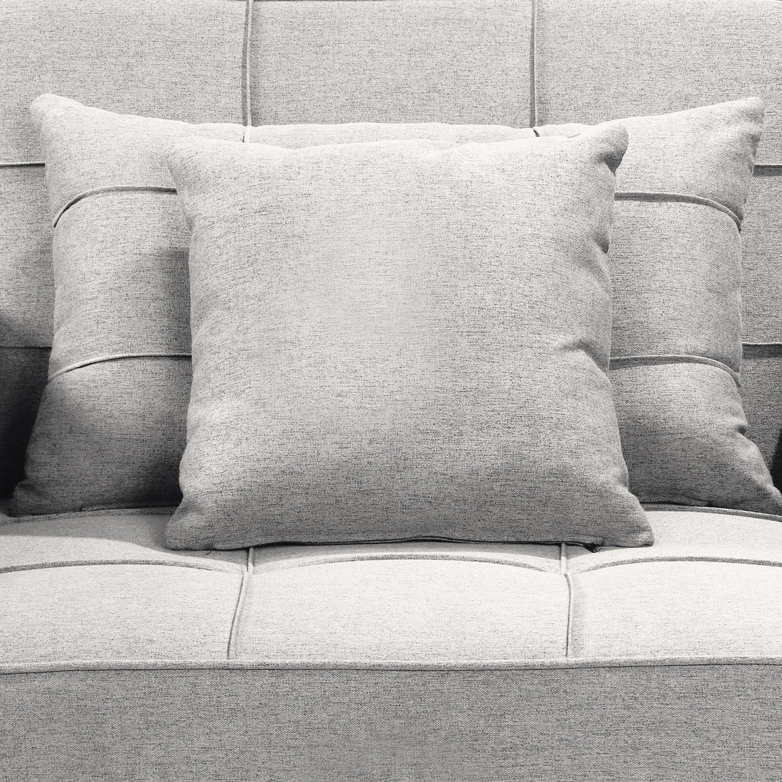 Suri 3-in-1 Convertible Sofa Chair Bed Lounger - Light Grey-Furniture > Sofas > Sofas & Sofa Beds-Nomica Living