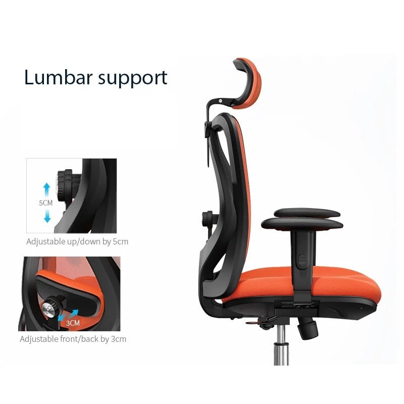Sihoo M18 Ergonomic Office Chair - Black-Furniture > Office > Office & Desk Chairs-Nomica Living