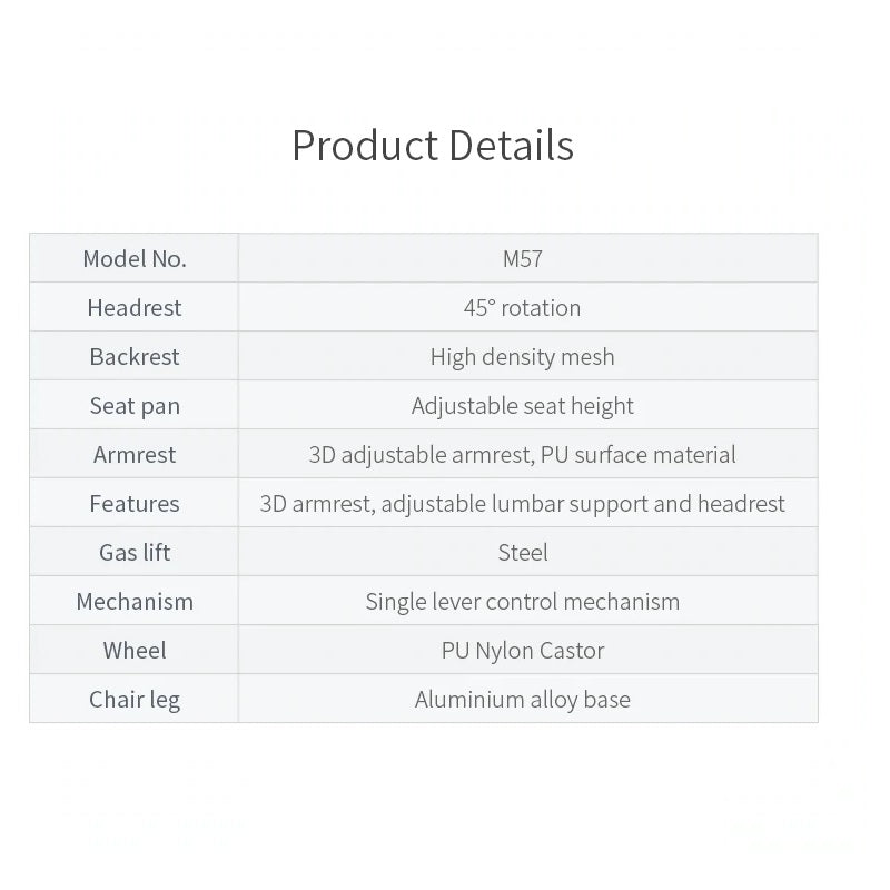 Sihoo M57 Ergonomic Office Chair - Black-Furniture > Office > Office & Desk Chairs-Nomica Living