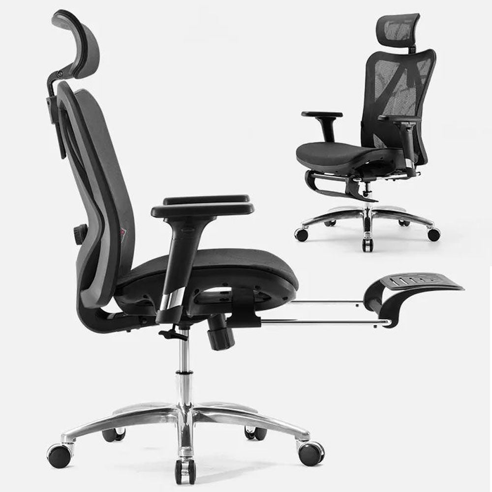 Sihoo M57 Ergonomic Office Chair - Black-Furniture > Office > Office & Desk Chairs-Nomica Living