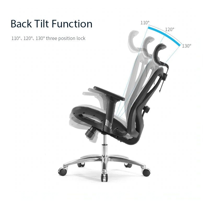 Sihoo M57 Ergonomic Office Chair - Grey-Furniture > Office > Office & Desk Chairs-Nomica Living