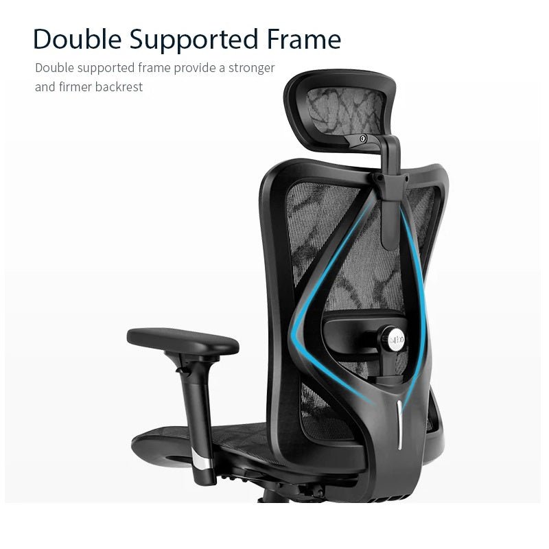 Sihoo M57 Ergonomic Office Chair - Grey-Furniture > Office > Office & Desk Chairs-Nomica Living
