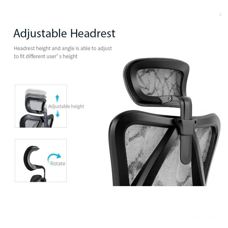 Sihoo M57 Ergonomic Office Chair - Grey-Furniture > Office > Office & Desk Chairs-Nomica Living
