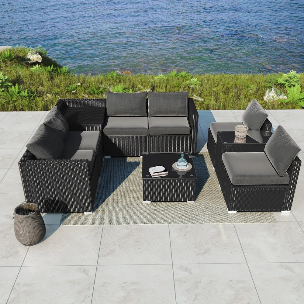 9-Piece Modular Outdoor Lounge Set