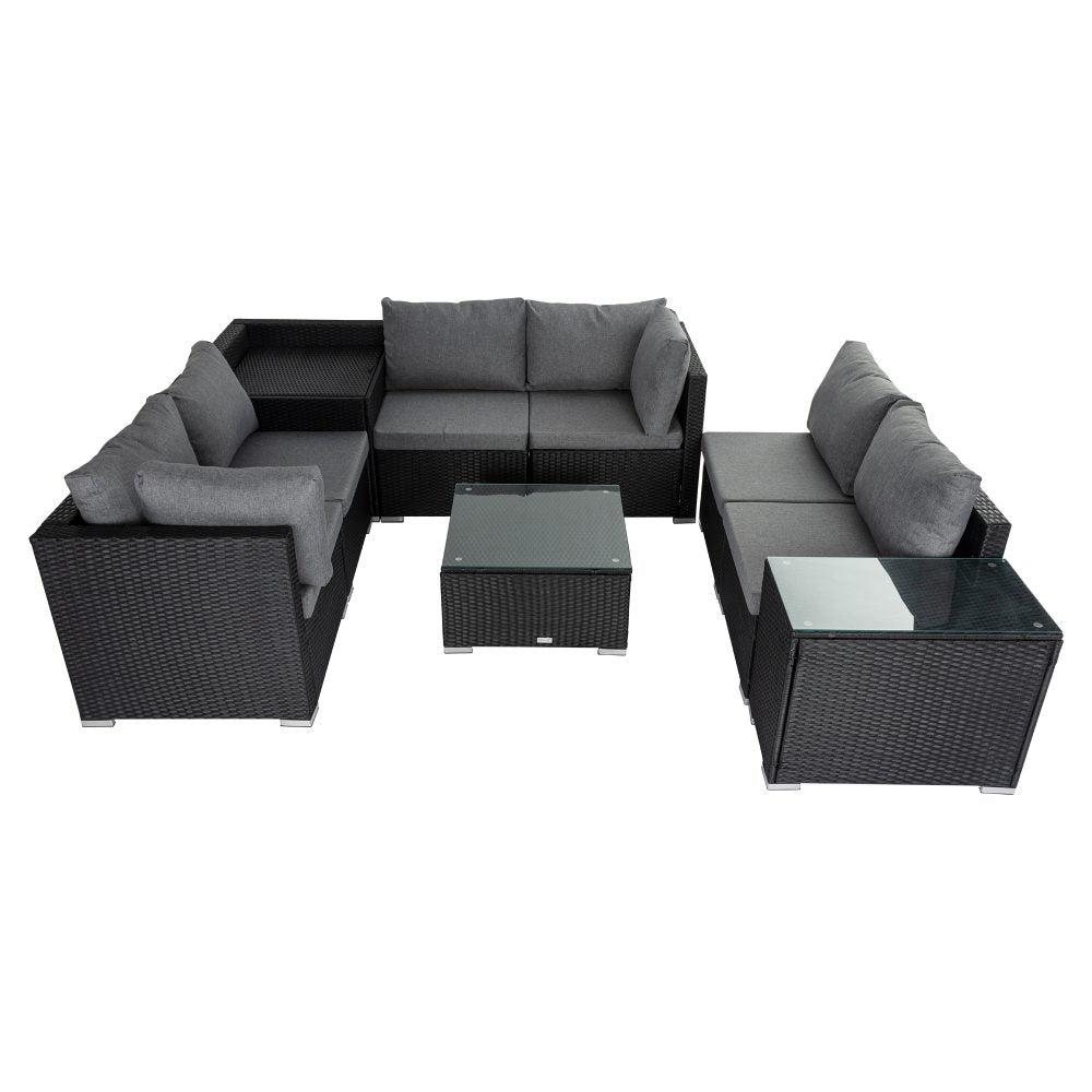 9-Piece Modular Outdoor Lounge Set