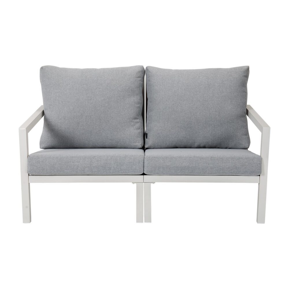 5-Piece White Outdoor Dining Furniture Set