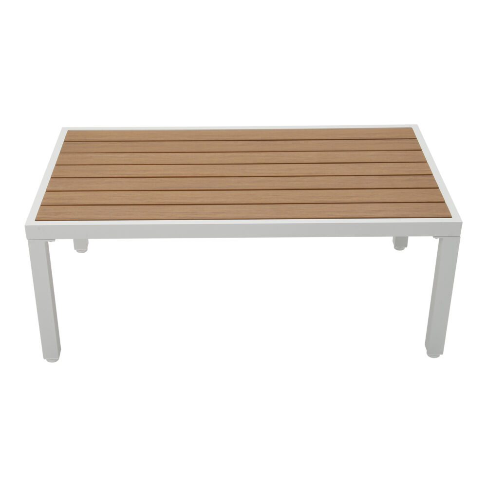 5-Piece White Outdoor Dining Furniture Set