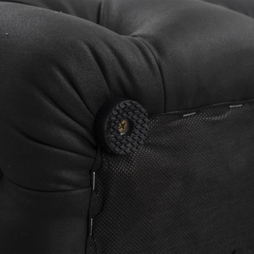 Leatherier Rectangular Ottoman - Modern Living Room Furniture-Furniture > Living Room > Ottomans & Footstools-Nomica Living