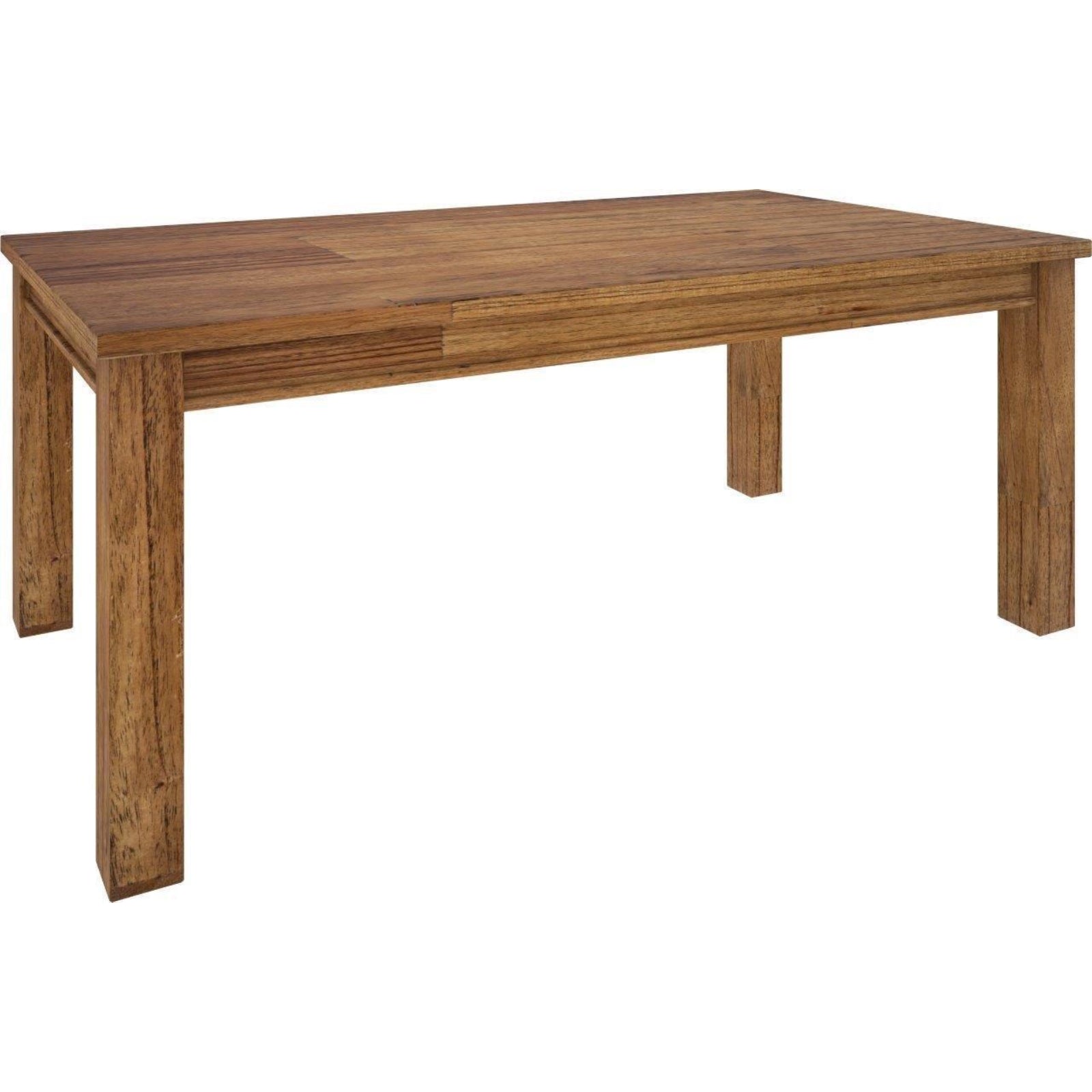 Mountain Ash Wood Dining Table in Natural Brown