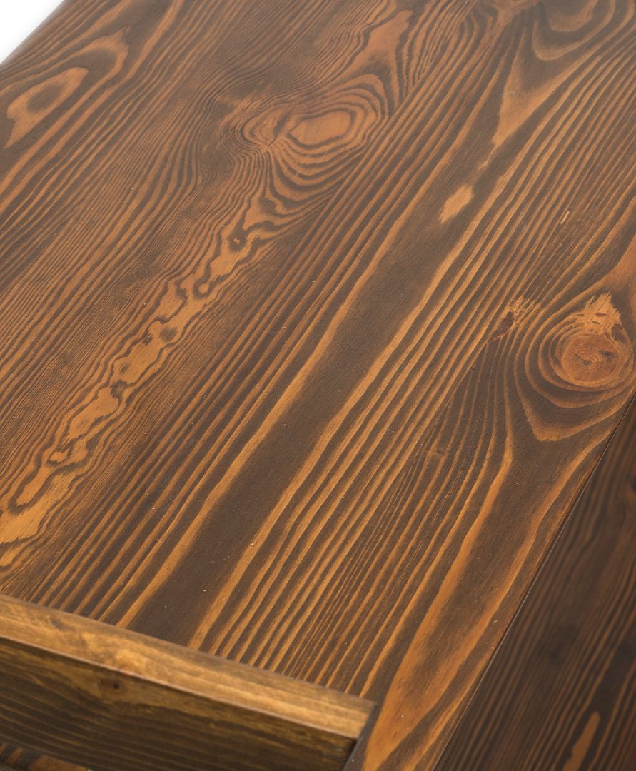 Rustic French Brass and Wood Console Table with Shelf Storage-Furniture > Living Room > Side Tables-Nomica Living