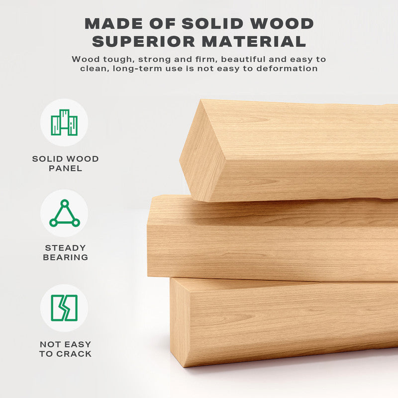 Premium Solid Wood Square Dining Table - 180cm Rustic Kitchen Centerpiece