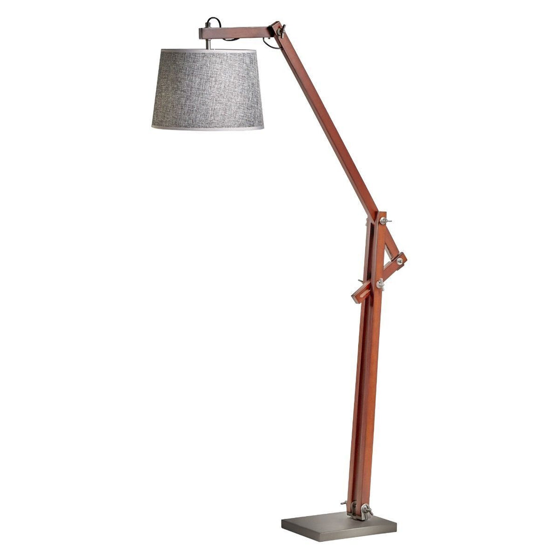156cm Large Bamboo Floor Lamp Modern Vintage Wooden Light Antique Shade - Cherry-Home & Garden > Lighting > Floor Lamps-Nomica Living