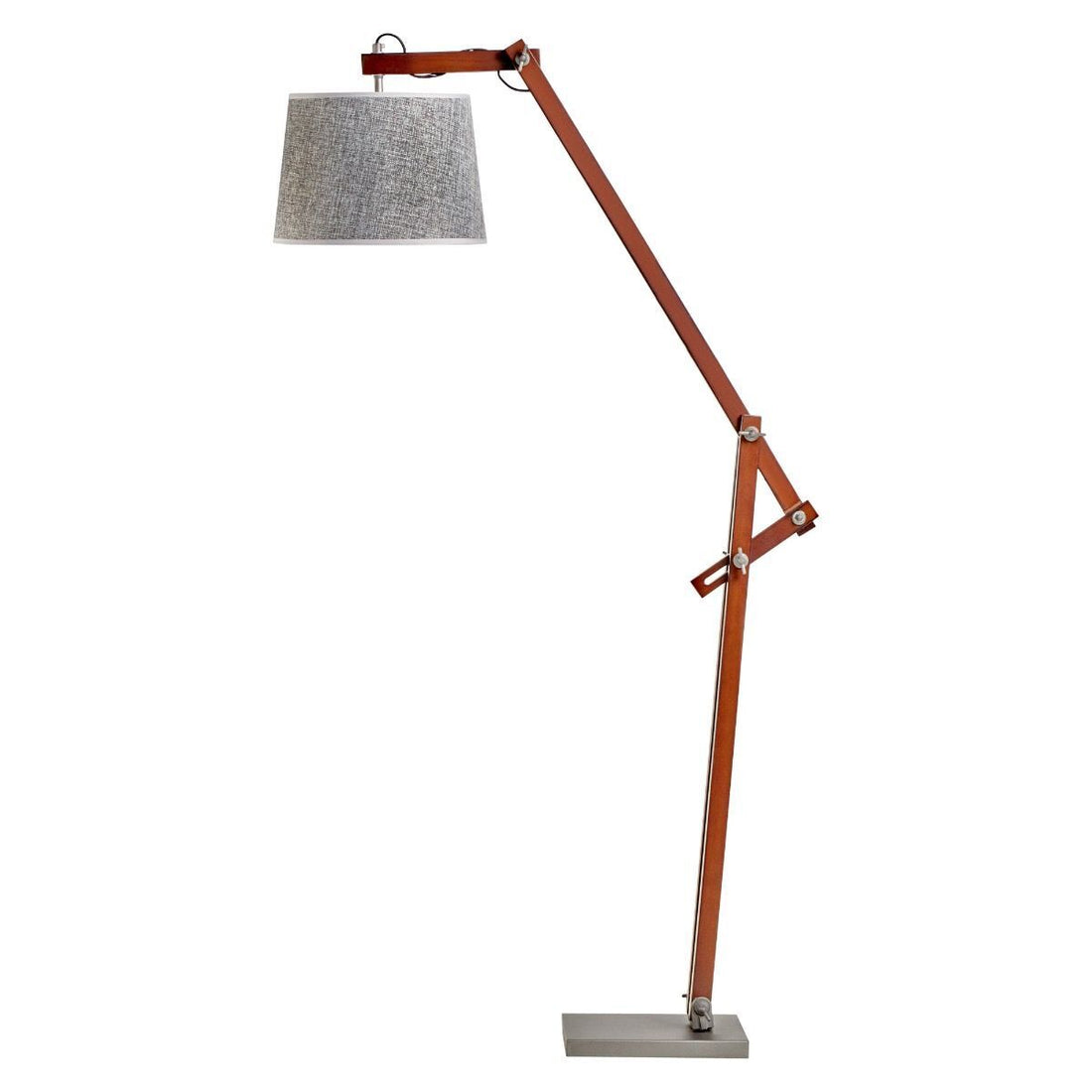 156cm Large Bamboo Floor Lamp Modern Vintage Wooden Light Antique Shade - Cherry-Home & Garden > Lighting > Floor Lamps-Nomica Living