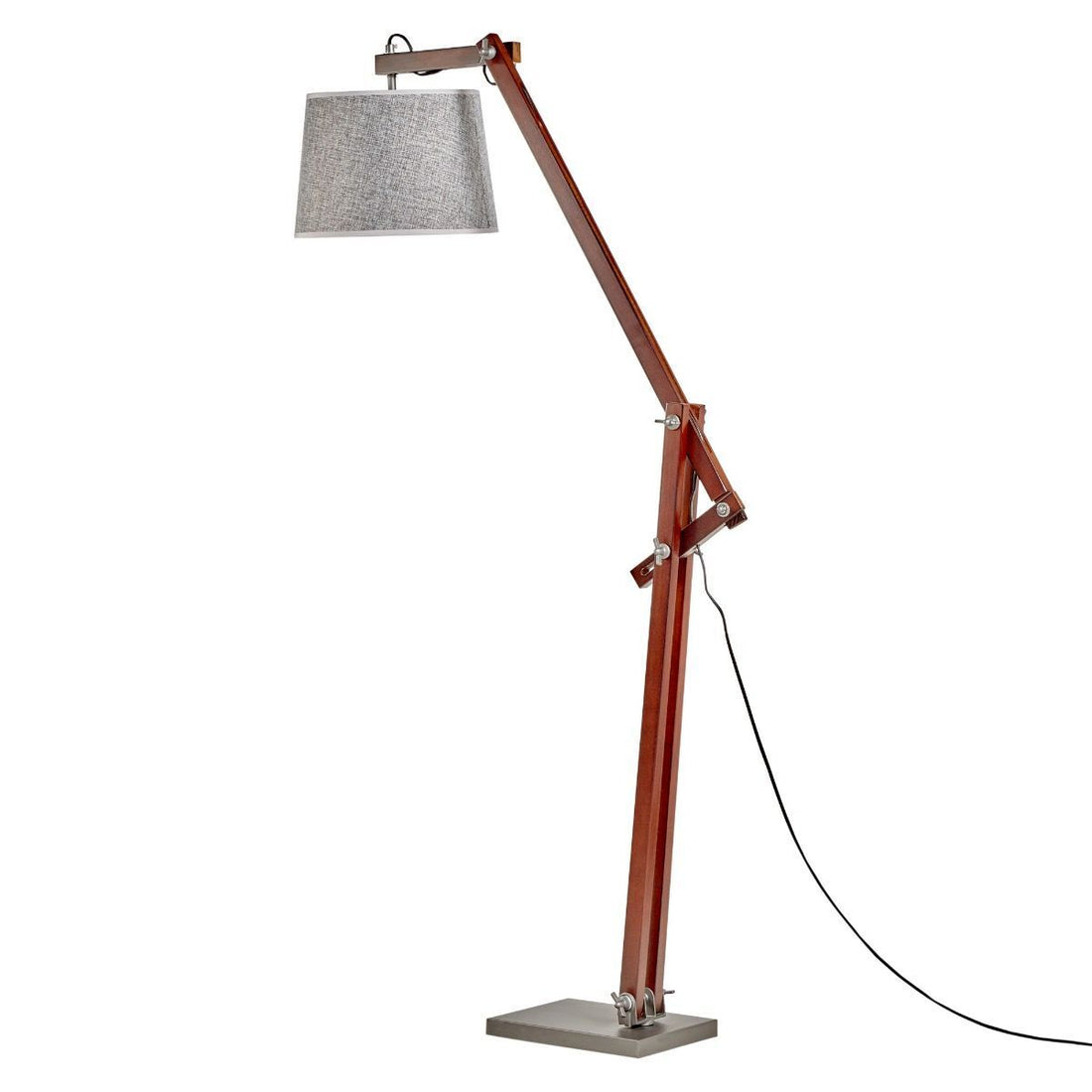 156cm Large Bamboo Floor Lamp Modern Vintage Wooden Light Antique Shade - Cherry-Home & Garden > Lighting > Floor Lamps-Nomica Living