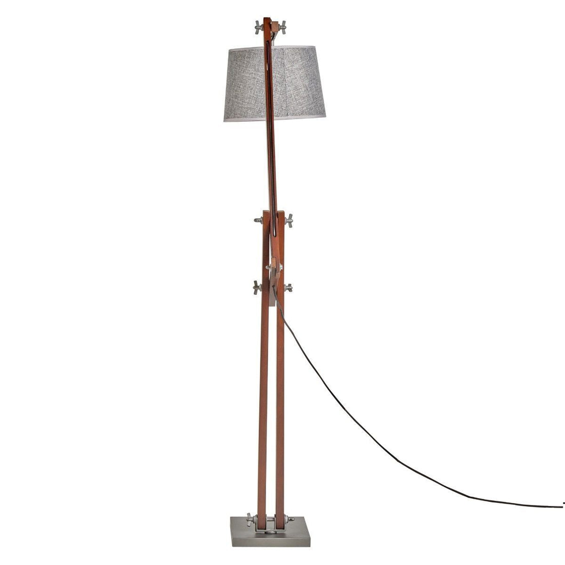 156cm Large Bamboo Floor Lamp Modern Vintage Wooden Light Antique Shade - Cherry-Home & Garden > Lighting > Floor Lamps-Nomica Living