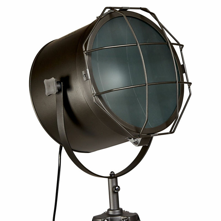 153cm Nautical Tripod Floor Lamp w Matte Grey Lamp Head Searchlight Spot Light-Home & Garden > Lighting > Floor Lamps-Nomica Living