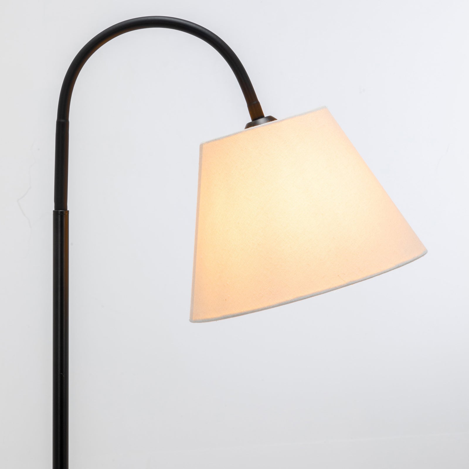 Tripod Lamp Shelf Storage Drawer Bed Side Table Light w/ USB Charger - Brown-Home & Garden > Lighting > Floor Lamps-Nomica Living