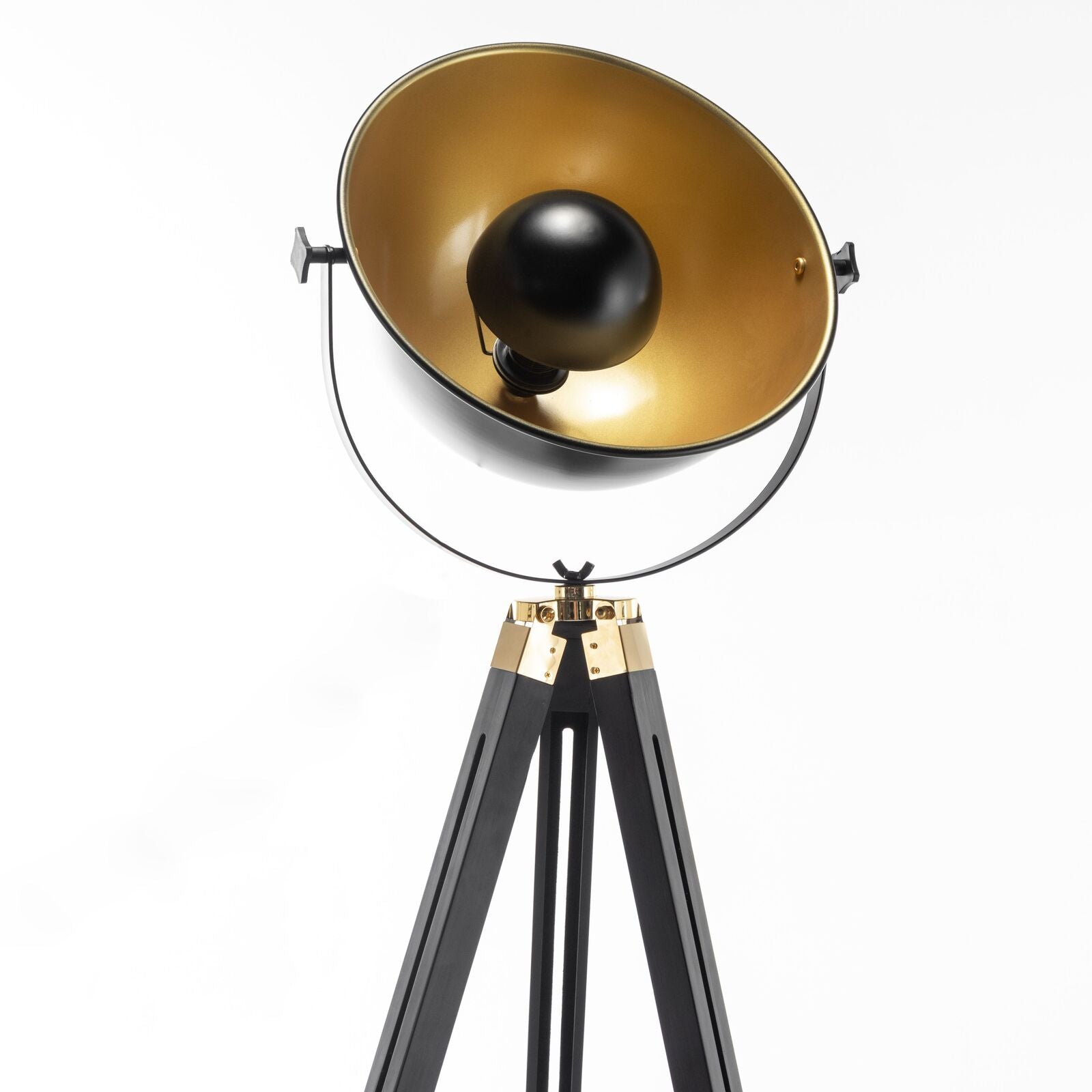 Premium Tripod Spotlight Lamp Nautical Designer Extendable Light - Matte Black-Home & Garden > Lighting > Floor Lamps-Nomica Living