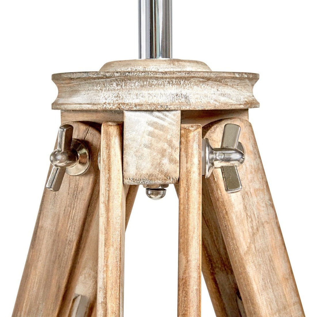Nautical Tripod Floor Lamp Search Light Modern Chrome Head with Mesh-Home & Garden > Lighting > Floor Lamps-Nomica Living