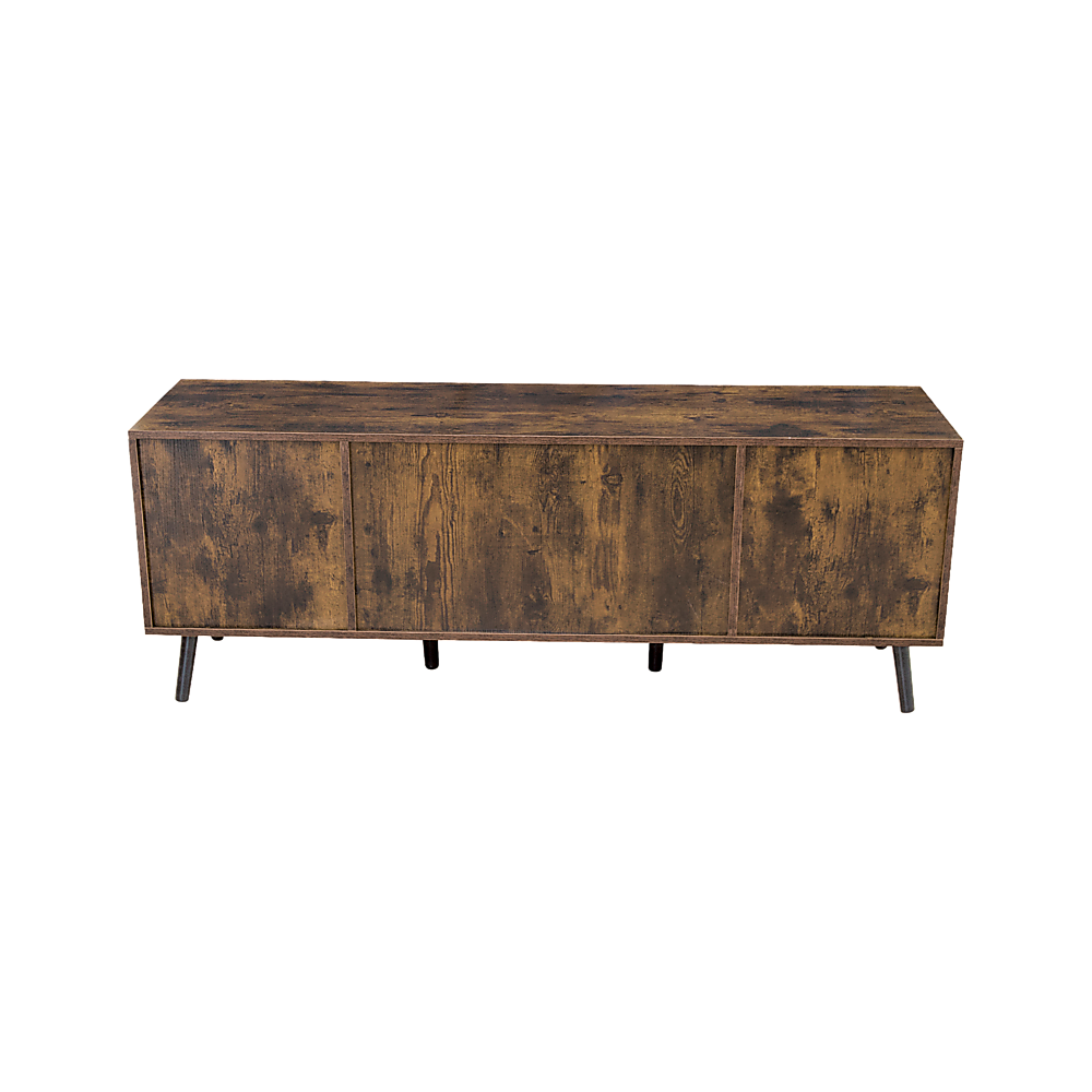 Mid-Century Modern TV Stand with Storage - Walnut Finish-Furniture > Living Room > TV Units-Nomica Living
