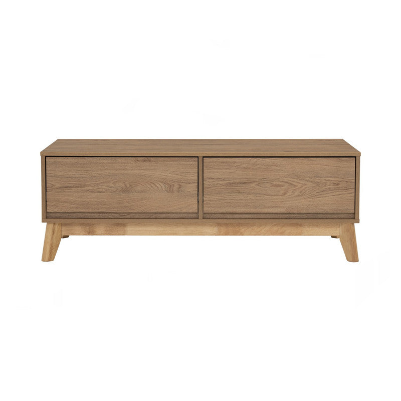 Hirado Coffee Table with Storage Drawers - Natural Finish-Furniture > Living Room > Coffee Tables-Nomica Living