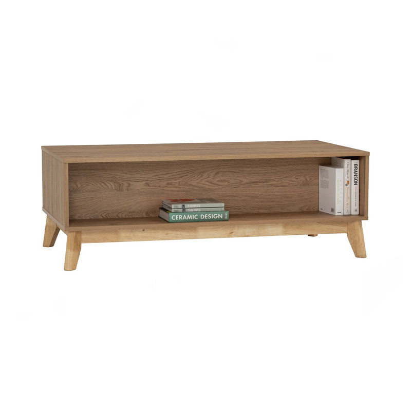 Hirado Coffee Table with Storage Drawers - Natural Finish-Furniture > Living Room > Coffee Tables-Nomica Living