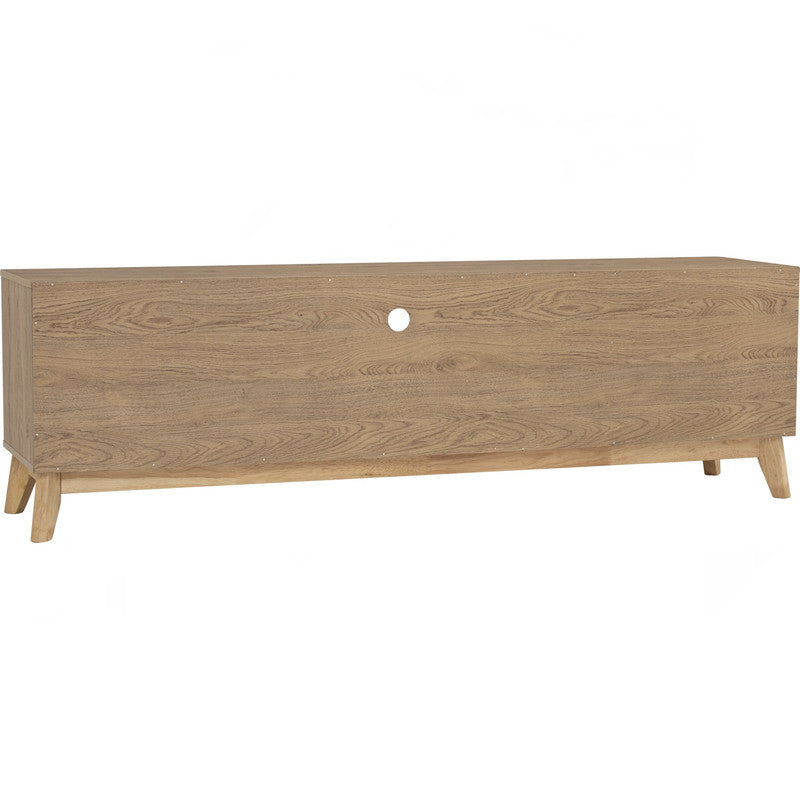 Hirado Entertainment TV Unit with Storage - Natural Wood Finish-Furniture > Living Room > TV Units-Nomica Living