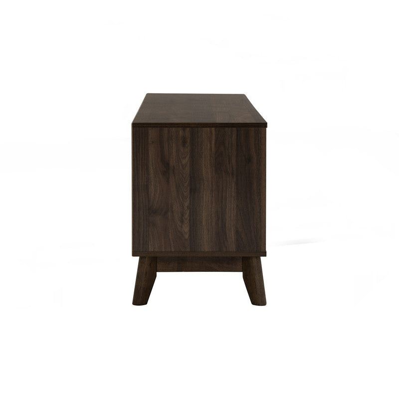 Hirado Entertainment TV Unit with Storage - Cocoa Finish-Furniture > Living Room > TV Units-Nomica Living