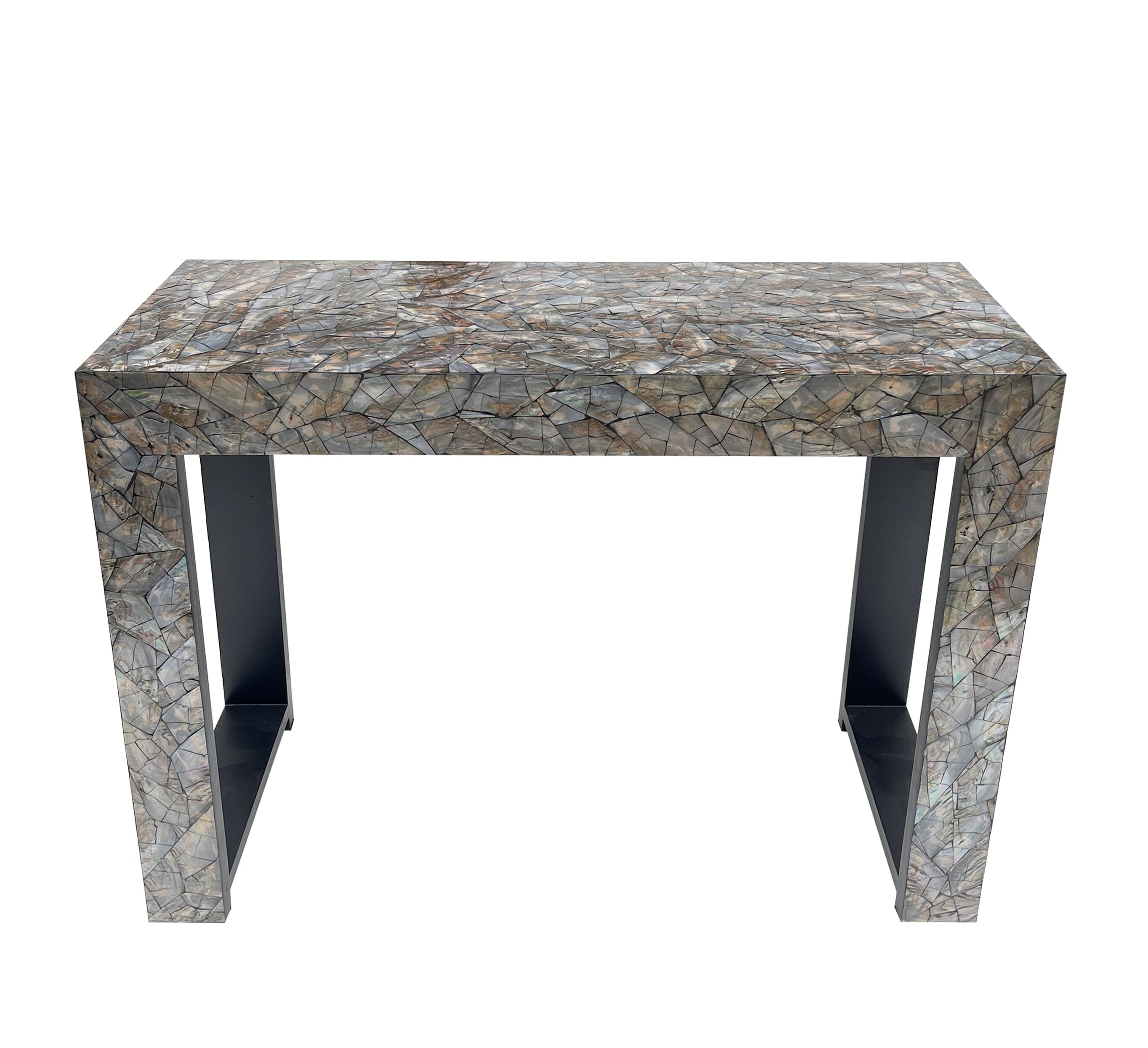 Hand Made Mother of Pearl Luxury Console Table-Furniture > Living Room > Side Tables-Nomica Living