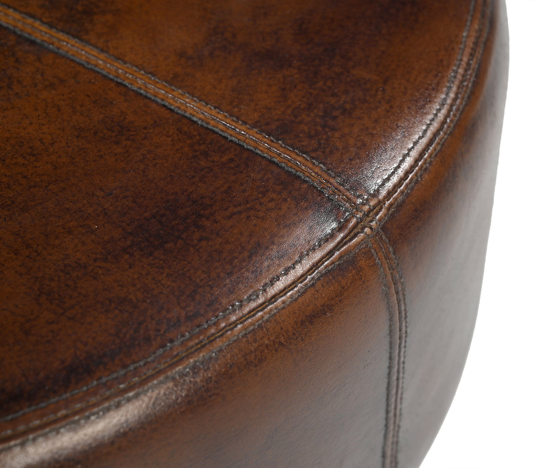Leather Coffee Table Ottoman - Multifunctional Living Room Furniture-Furniture > Living Room > Ottomans & Footstools-Nomica Living